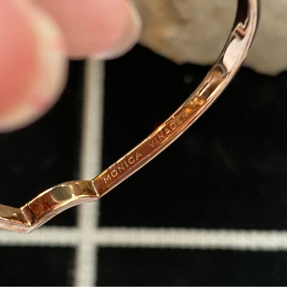 MONICA VINADER Signature Bangle - 18K vermeil rose gold - Picture 7 of 8